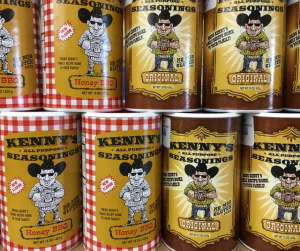Containers of Kenny's Seasoning. Spice things up a bit with Kenny's Seasoning Savings in November. Berend Bros. Kenny's All-Purpose Seasonings come in five flavors.