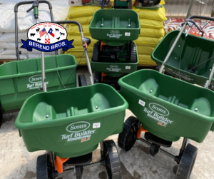 Save $5 on Scott's Broadcast Deluxe Spreader, in March at Berend Bros. Stop by and pick out a new spreader and save $5 in March.