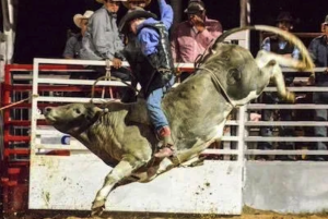 The 17th Annual Nocona Bullfest, kicks off May 7, 2022, at the Chisolm Trail Rodeo Arena.  Purchase your tickets at Berend Bros. in Wichita Falls and save off the gate price!