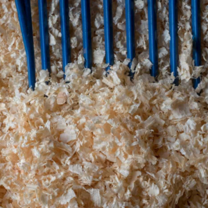 Try Showflake Shavings, now at Berend. Bros.  Showflake has a maximum loft and a high degree of absorbency.